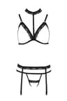 Passion Devil Collection Dessous-Set – mit elastischen Gummibändern (schwarz 2)
