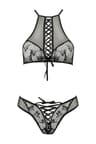 Passion Erotic Collection Dessous-Set – mit Bügel-Cups und Hakenverschluss