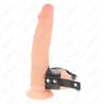 Kink – Penisring aus Leder mit D-Ringen, 18,5 x 3,3 cm