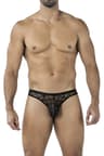 Cut4Men – String mit Netz im Karomuster