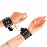 Kink – Handgelenkfesseln, Schwarz, mit O-Ring-Verschluss