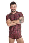 Anais Men Tribal – T-Shirt mit Animal-Print