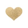 Bijoux Indiscrets Flash Golden Heart – Nippelpasties in Herzform