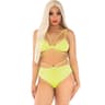 Leg Avenue – zweiteiliges Dessous-Set mit Riemchen-Top und Höschen