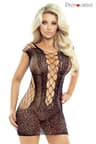 Provocative PR1502 – Netzkleid, Schwarz