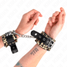 Kink – Handgelenkfesseln, im Leopardenmuster