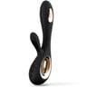 Lelo Soraya Wave – Rabbit-Vibrator mit WaveMotion, Schwarz