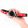 Kink – Knebel mit mehreren O-Ringen, rot, 4 und 4,8 cm
