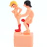 Diverty Sex – Scherzpuppe mit Zugschnur, Stellung von hinten