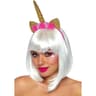 Leg Avenue Einhorn-Stirnband – Haarreif mit Blüten in Gold