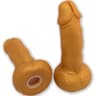 Diablo Picante – Sparschwein in Penisform, 22,5 cm, Gold