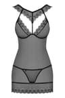 Obsessive 857-CHE-1 – Chemise mit Bügel-Cups
