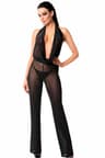 Noir Handmade – Bodystocking mit Wasserfallausschnitt