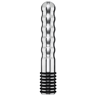ElectraStim Wave – Elektro-Dildo aus Aluminium mit Rillen