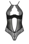 Passion Devil Collection Body – mit Bügel-Cups und Hakenverschluss (schwarz)