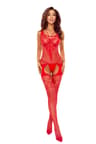 Passion BS121 – Ouvert-Bodystocking aus Netzstoff