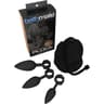 Bathmate Analtrainingsset – 3 Silikon-Plugs mit Fingerring