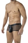 Cut4Men – Ouvert-Trunk-Shorts mit abnehmbarem Suspensorium