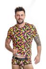 Anais Men Banana – Herren-T-Shirt aus Stretch-Material