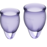 Satisfyer Feel Confident – Menstruationstassen-Set 15 + 20 ml