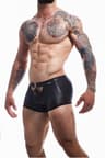 Cut4Men – Wetlook-Boxershorts mit Metallring