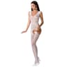 Passion BS062 – Netz-Bodystocking mit Stickerei und Schrittöffnung