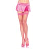Leg Avenue Netzstrümpfe Neonpink – weit gestrickt, mit Bändern
