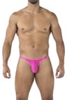 Cut4Men – Brazilian-Thong aus durchsichtigem Netzmaterial, Hot Pink