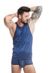 Anais Men Naval – Herren-Top aus Stretch-Material