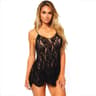 Leg Avenue Chemise Flower Lace – Negligee aus Blumenspitze