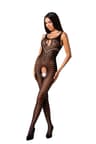 Passion BS078 – Bodystocking aus Netz mit Schrittöffnung