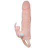 Baile Brave Man – Penishülle mit Klitorisstimulator, Fleischfarben, 16,5 cm