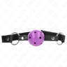 Kink – Ballknebel mit harter Hohlkugel, lila, 4,5 cm