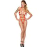 Me Seduce Fibi – Harness-Body mit Karabinerhaken, rot