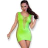 Chilirose Minikleid in Grün – nahtloses Kleid im Bodycon-Schnitt