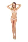 Provocative Une Illusion – Dessous-Set in Rosa-Ecru