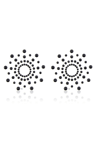 Be Lily – Nippelsticker mit schwarzen Strasssteinen