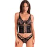 Livco Corsetti Atlantin – dreiteiliges Dessous-Set mit Strumpfgürtel