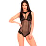 Livco Corsetti Kreame – Body aus Punkte-Tüll mit Spitze