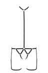 Passion Brenda – 3-in-1-Set aus Halsband, Tanga und Strumpfgürtel