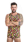 Anais Men Banana – Herren-Top aus Stretch-Material