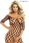 Provocative PR1508 – Bodystocking ouvert, Schwarz