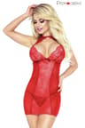 Provocative Seduction – Chemise mit T-String, Rot