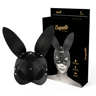 Coquette Chic Desire – Maske mit Hasenohren aus veganem Leder