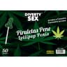 Diablo Goloso Cannabis-Aroma – Glas mit 50 Penis-Lollipops
