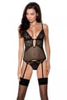Passion Erotic Line Corsage – aus Spitze, inklusive Slip
