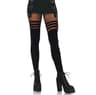 Leg Avenue – blickdichte Strumpfhose mit Netzstreifen am Oberschenkel