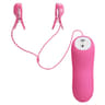 Baile Wave Fuchsia – vibrierende Klemme mit Elektrostimulation