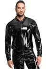 Noir Handmade – Lack-Jacke mit Stehkragen
