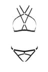 Passion Kelis – Dessous-Set aus BH und Tanga, Devil Collection